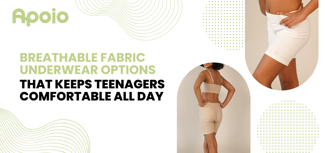 Breathable underwear for teenagers