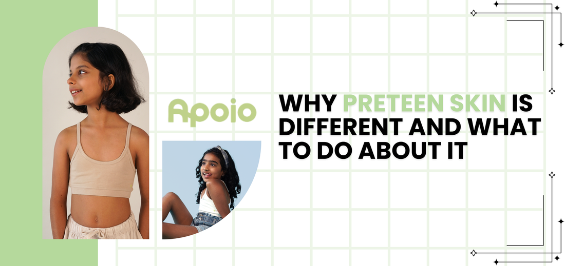 Breathable innerwear for preteen skin