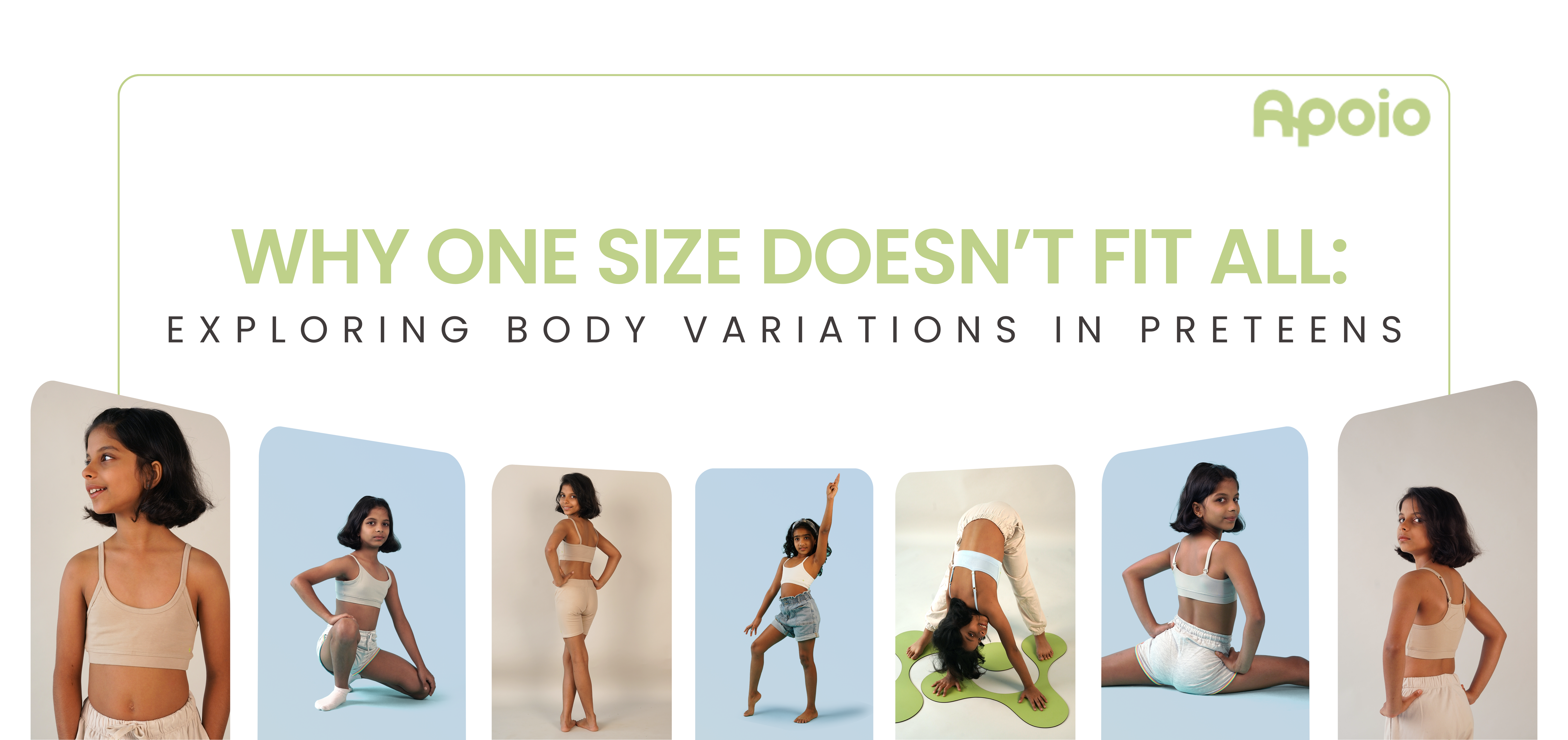 Preteen body diversity showing different growth patterns and sizes
