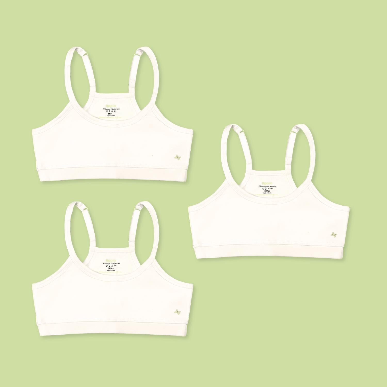 Active Bra Week Set of 3 (White)