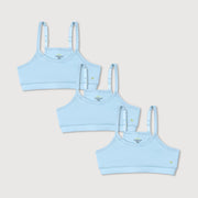 Active Bra Week Set of 3 (Blue)