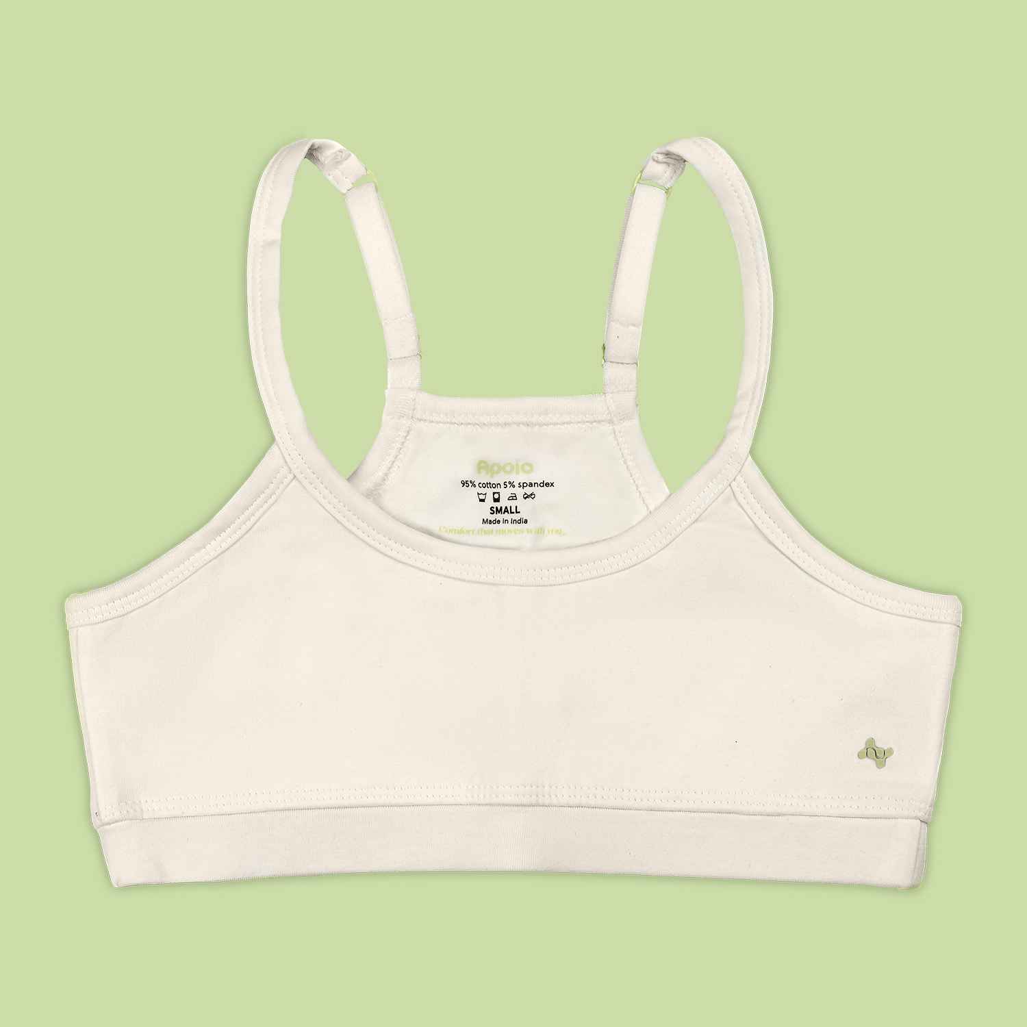Lock In: Her Active Beginner White Bra